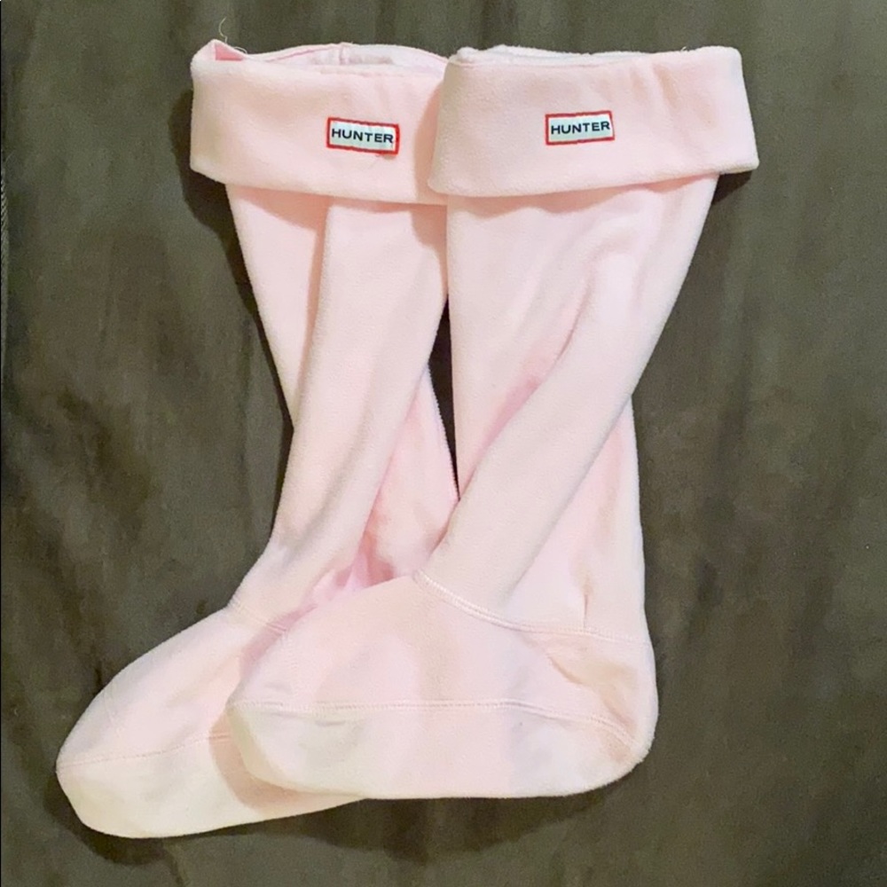 Tall Light Pink Hunter Boot Socks